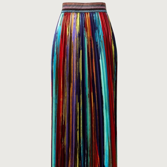 Le Superbe Painted Stripe Skirt, M - Picture 4 of 11